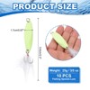 Unique Bargains Treble Hooks Metal Spinner Fishing Lures for Freshwater Saltwater Salmon 10 Pcs - 2 of 4