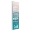 Stupell Industries Timeless As Tides Beach Phrase Wall Plaque Art, 7" x 17" - 2 of 4
