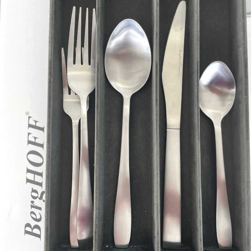 BergHOFF Taper 20Pc Flatware Set, Service for 4, 18/10 Stainless Steel, 2 of 10