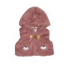 Little Lass Baby Girls 3 Piece Faux Fur Vest & Coordinated Outfit - 3 of 4