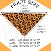 Halloween Dog Bandanas 2 Pack, Pumpkin and Spider Web Bibs, Triangle Reversible Fall Pet Scarf, Premium Durable Fabric, Adjustable Fit - 2 of 4