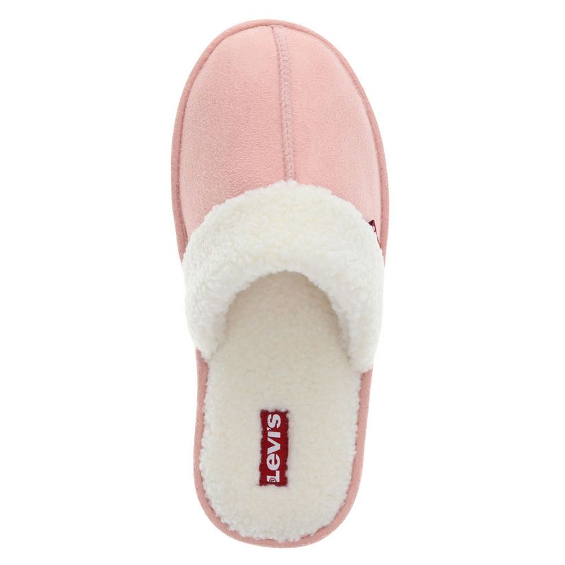 Levi's Womens Talya Microsuede Scuff House Shoe Slippers, 3 of 8