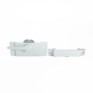 Brixwell 50-418-46 Sash Lock With Keeper appliance White Zinc Die Cast - 1 of 4