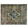 AMERLIFE Area Rug, Machine Washable Vintage Carpet with Non-Slip Backing, Soft Rug for Living Room, Bedroom, Hallway Use - 2 of 4