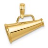 Black Bow Jewelry 14k Yellow Gold 3D Polished Megaphone - 3 of 4