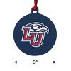 Liberty University Primary Logo Aluminum Holiday Christmas Tree Ornament - 3 of 4