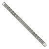 Black Bow Jewelry Men's 14mm Stainless Steel High Polished Link Bracelet, 8.5 Inch - 2 of 4