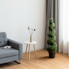 Costway 4FT Artificial Boxwood Spiral Tree Faux Tree W/Realistic Leaves Indoor Outdoor - 3 of 4