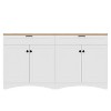 YOOCOZZ TV Stand for TVs Up to 70" with 2 Drawers and Adjustable Shelves - 3 of 4