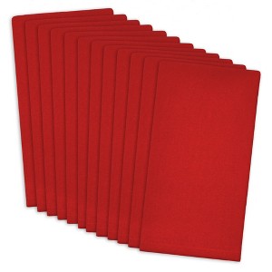 Design Imports  Buffet Napkin Set 12 Piece, Tango Red, 16X16" - 1 of 3