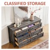 AMERLIFE Farmhouse Wood Rustic Chest of Drawers - 4 of 4