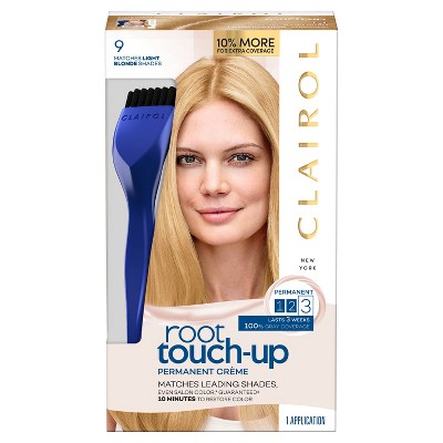 Clairol Root Touch-Up Permanent Hair Color - 9 Light Blonde - 1 kit