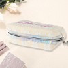 Unique Bargains Women Sequin Beautiful Makeup Bag Yellow White 1 Pc - 2 of 3