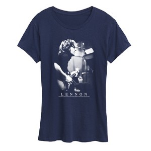 Women's - John Lennon - Lennon Guitar Short Sleeve Graphic T-Shirt - 1 of 4
