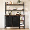 Laundry Basket,Laundry Hamper 2 Section with Side Shelves,3 Tiers Laundry Sorter with 2 Pull-Out and Removable Laundry Bags - 3 of 4
