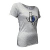 NBA Dallas Mavericks Women's Short Sleeve Burnout Scoop T-Shirt - 2 of 4