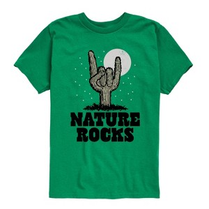 Boys' - Instant Message - Nature Rocks Short Sleeve Graphic T-Shirt - 1 of 4