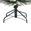 Nearly Natural 6-ft Flocked Pencil Artificial Christmas Tree with 438 Bendable Branches - 4 of 4
