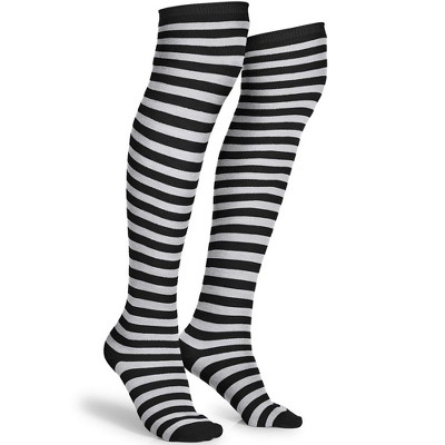 Black & White Striped Stockings for SD – Denver Doll Emporium