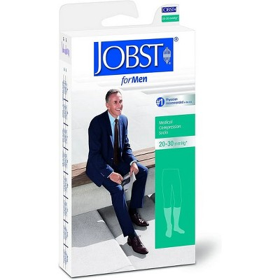 Jobst Men Knee High Socks Compression 15-20 XL Black