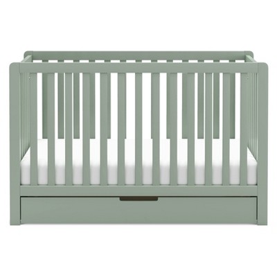 Image of Carter's by DaVinci Colby 4-in-1 Convertible Crib with Trundle Drawer - Light Sage
