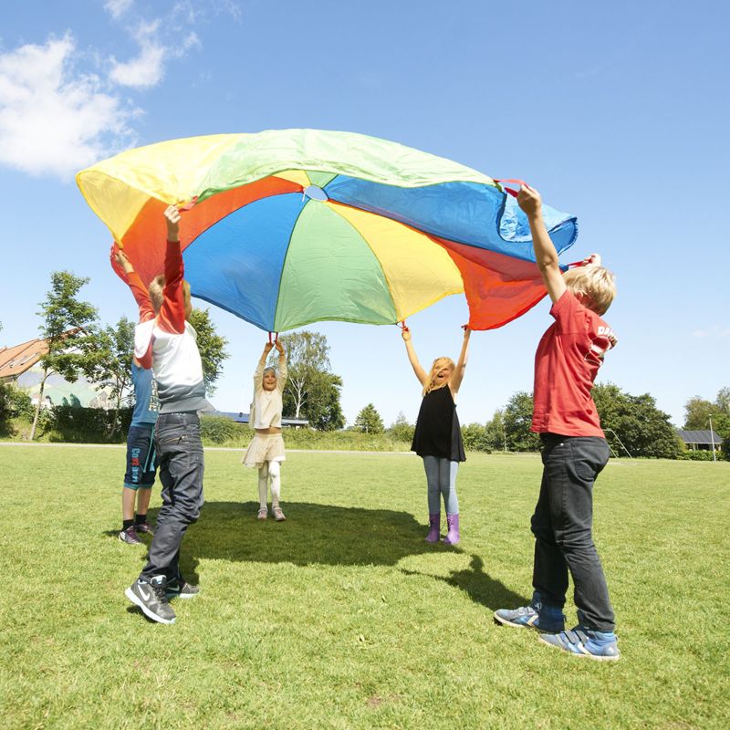GONGE Physical Education Parachute, Assorted Sizes, 2 of 5