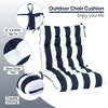 PAGED 2-piece Set Outdoor Chair Cushions,44 x 22 inch,Tufted Patio Furniture Cushions with Waterproof and Fade-Resistant - 4 of 4
