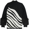 Alfani Womens Zebra Print Pullover Sweater - 2 of 2