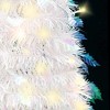 vidaXL Artificial Christmas Tree White PVC and metal Collapsible - 4 of 4