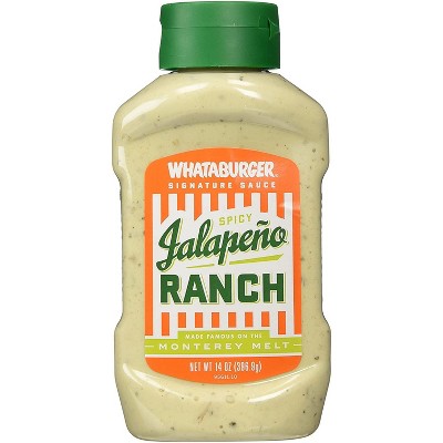 Jalapeno Spicy Ranch, Whataburger, 14.5 OZ., (Pack of 2)