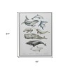 HomeRoots Under the Sea White Floater Frame Print Wall Art - 3 of 4