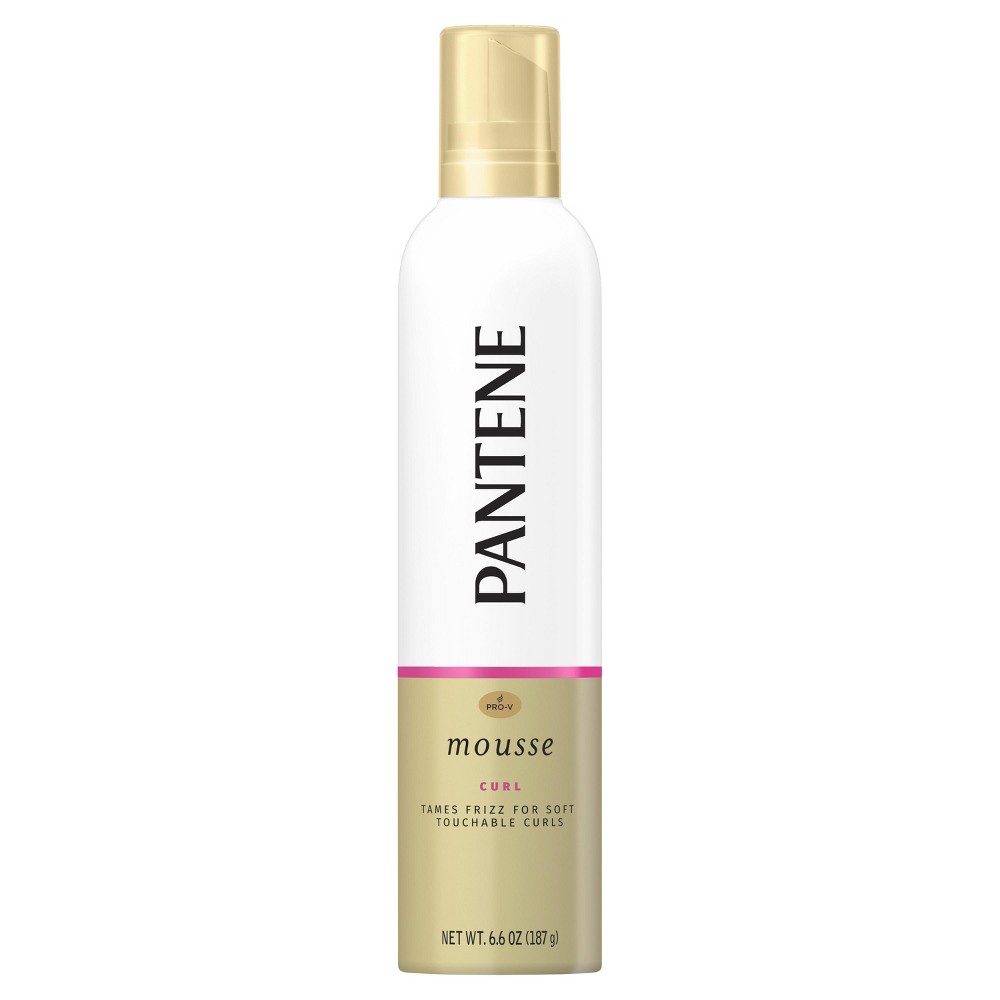 Pantene Pro-V Curl Mousse to Tame Frizz for Soft and Touchable Curls - 6.6oz