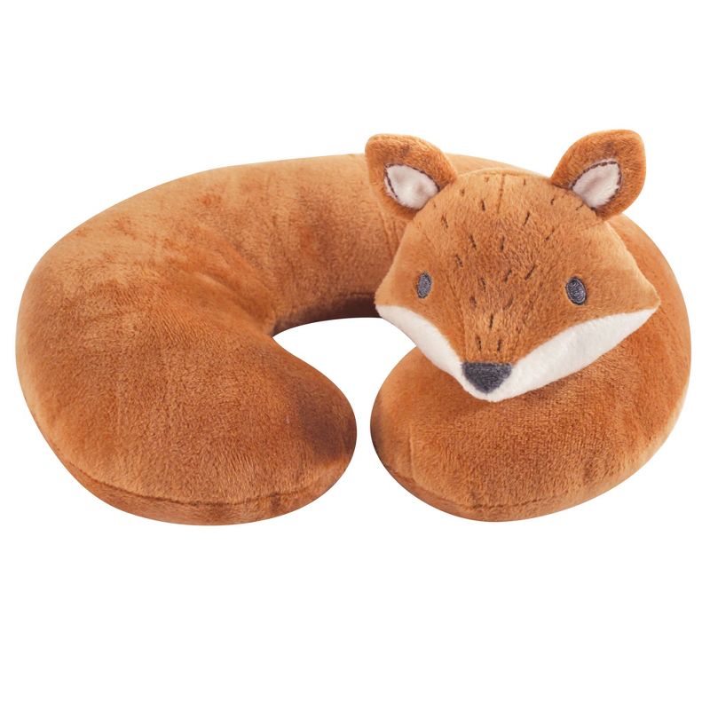Hudson Baby Infant and Toddler Boy Neck Pillow, Modern Fox, One Size, 1 of 3