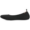 Journee Collection Womens Jersie Knit Foldable Round Toe Slip On Flats - image 2 of 4