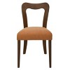 Modern Wood Dining Chairs Set of 2,Armless Upholstered Dining Chairs with Rubberwood Frame and Open Back for Dining Room or Kitchen-Koiai - 3 of 4
