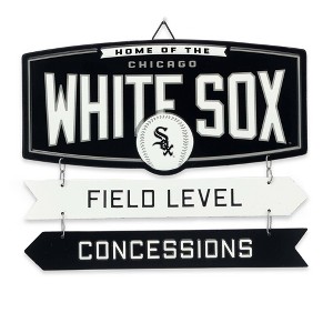 MLB Chicago White Sox Baseball Field Metal Panel - 1 of 4