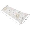 Sweet Jojo Designs Girl Body Pillow Cover (Pillow Not Included) 54in.x20in. Celestial Pink Gold and Grey - 4 of 4
