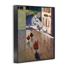 Stupell Industries Chickens Strolling Through Farmhouse Doorway Contemporary Strokes Framed Giclee Art - 2 of 4