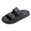 Womens Slip-on Sandals – Casual, Cute & Comfortable Slippers for Summer – Use Indoor or Outdoor adjustable buckle straps - 2 of 4