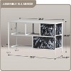 Sorbus 5 Drawers Dresser- Storage Unit with Steel Frame, Wood Top, Fabric Bins - for Bedroom, Closet, Office and more - 3 of 4