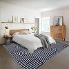 Modern Rainbow Striped Area Rug, Washable Stain-Resistant Non-Slip Throw Carpet for Living Room, Bedroom, Dining Room & Office - 4 of 4