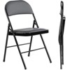 Leather Padded Folding Chair: Indoor and Outdoor Use - 2 of 4
