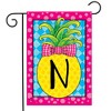 Briarwood Lane Summer Garden Flag 18x12.5 For Outdoor Pineapple Monogram Letter N Garden Flag Flag For Summer Garden Flag Flags For Outside - 2 of 4
