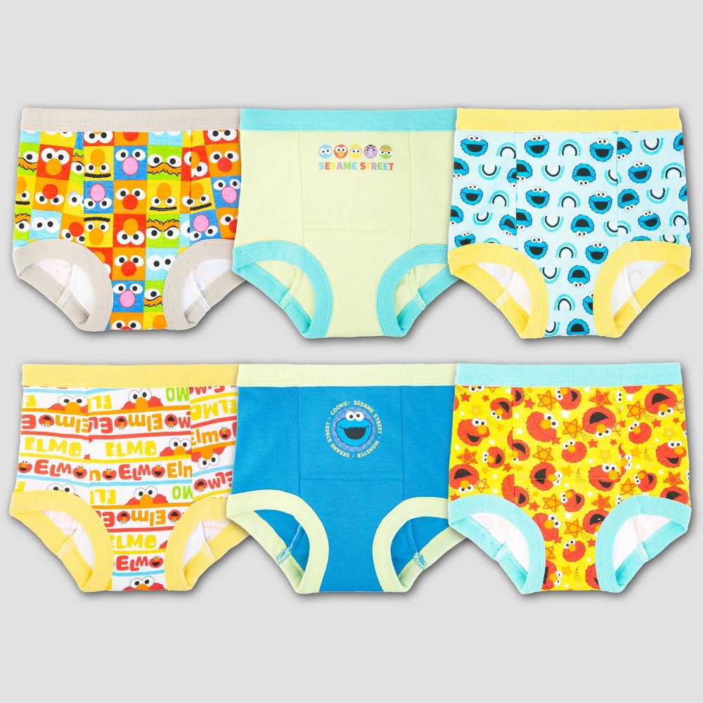 Toddler Sesame Street 6pk Training Underwear