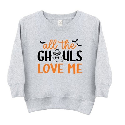 The Juniper Shop All The Ghouls Love Me Bats Toddler Graphic Sweatshirt