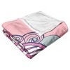 Disney Little Mermaid Classic Pyschadelic Ariel Silk Touch Throw Blanket - 3 of 4