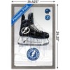 Trends International NHL Tampa Bay Lightning - Drip Skate 21 Framed Wall Poster Prints - 3 of 4