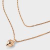 Strawberry Charm Multi-Strand Necklace - Universal Thread™ Gold: Lobster Claw Clasp, Iron, Brass, Zinc Alloy - 4 of 4