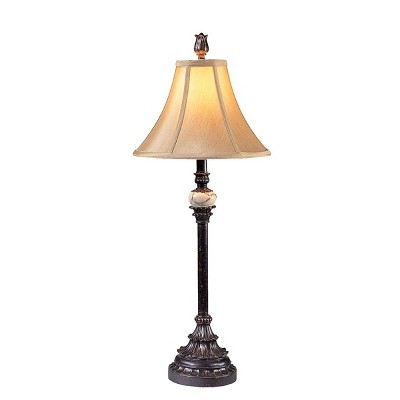 OK Lighting Antique Black Buffet Lamp