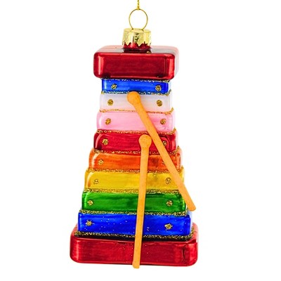 Cody Foster 4.25 In Toy Xylophone Christmas Tree Ornament , Christmas Decor Childhood Toy (1PC)